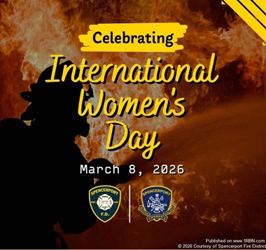 Spencerport Fire District Marks International Women’s Day