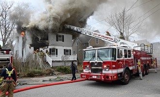 Fire Guts Home in Cranston
