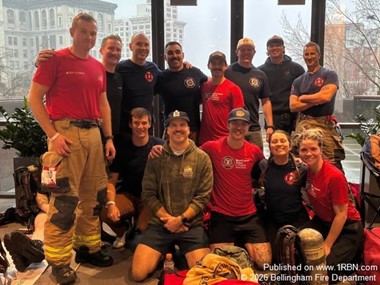 Bellingham Firefighters Compete in Seattle Stairclimb to Support Cancer Research