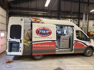 Gorham Fire & EMS Completes Annual SCBA Flow Testing with Fire Tech and Safety