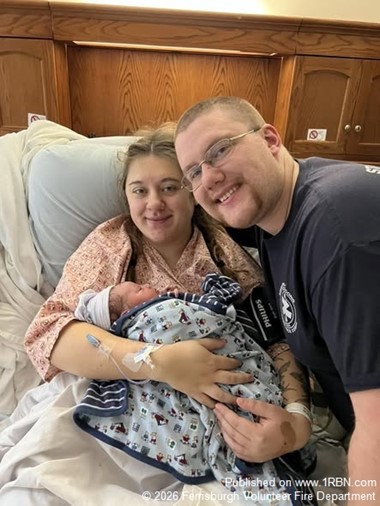 Ferrisburgh Fire Welcomes Newest Member to the Family