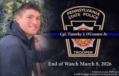 Bedford Fire Department Mourns Loss of Pennsylvania State Trooper Killed in Line of Duty