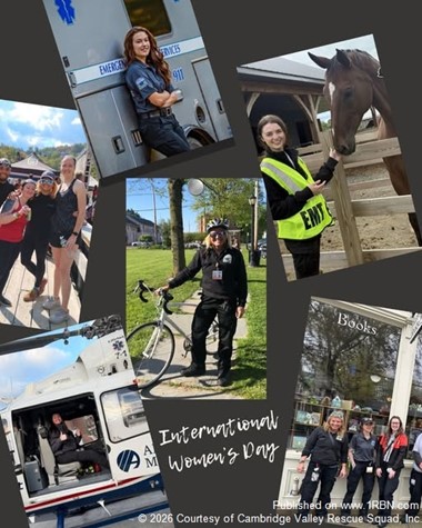 Cambridge Valley Rescue Squad Honors Women in EMS