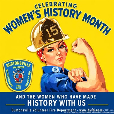 Burtonsville Fire Department Recognizes Women’s History Month