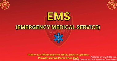 Perth Firefighters Respond to EMS Call on State Route 30