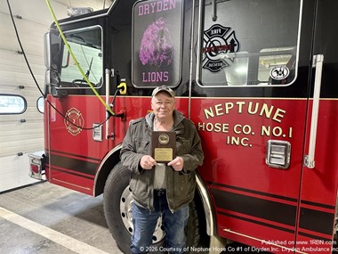 Chief Tyler Presents New Driver of the Year Award