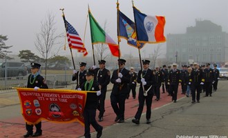 NYC Volunteer Fire Depts March in Rockaway Parade
