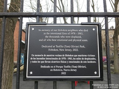 HOBOKEN "WAR YEARS" FIRE VICTIMS REMEMBERED