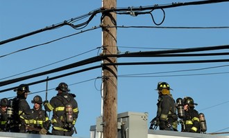 Hicksville Firefighters Respond to Working Fire on New South Road