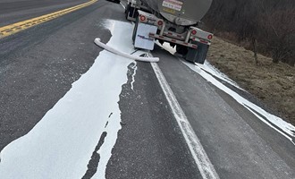 Hazmat Response Handles Cream Spill in Masonville