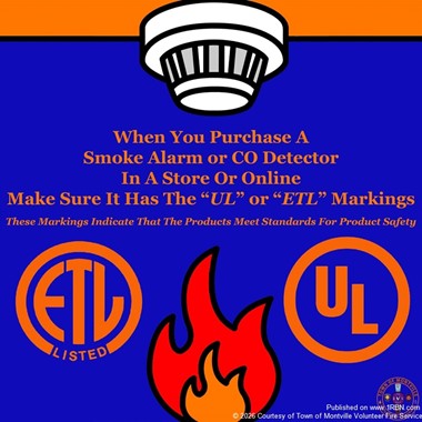 Montville Fire Officials Emphasize Importance of Certified Smoke and CO Detectors