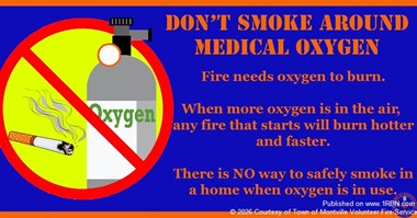 Montville Fire Officials Warn of Serious Dangers of Smoking Near Medical Oxygen