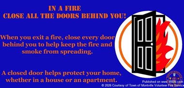 Montville Fire Officials Emphasize Life-Saving Practice of Closing Doors During Fires