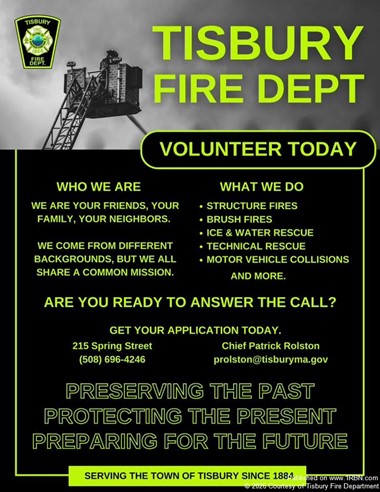 Tisbury Fire Department Engages Students at Martha’s Vineyard Regional High School Job Fair