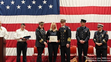 Firefighter Lindsey Miller Graduates from Massachusetts Firefighting Academy
