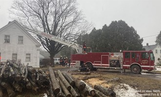 Thomaston Firefighters Contain Chimney Fire, Prevent Structural Damage