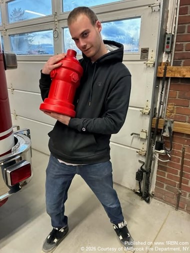 Dylan Choka Receives First Hydrant Award