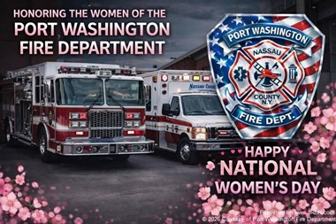 Port Washington Fire Department Recognizes Women on International Women’s Day