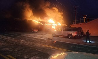 Structure Fire on Route 11 Draws Mutual Aid Response in Cortlandville
