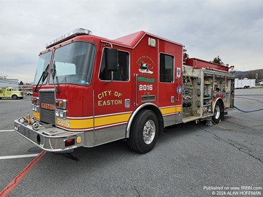 Easton City to Allentown Fire Academy