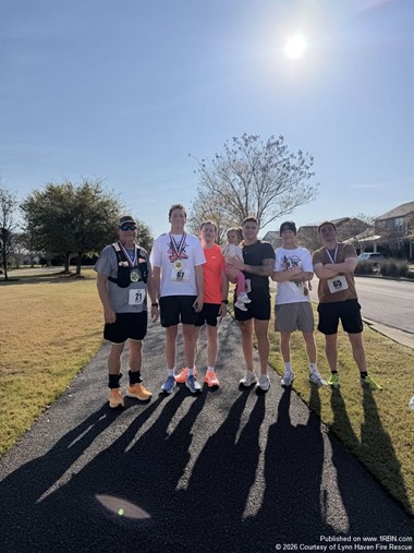 Lynn Haven Firefighters Show Team Spirit at Heroes Child 5K