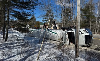 Rockland Street Reopens After Overturned Truck Incident Safely Managed
