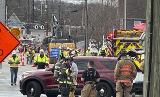 Contractor Strikes Gas Main in East Lyme