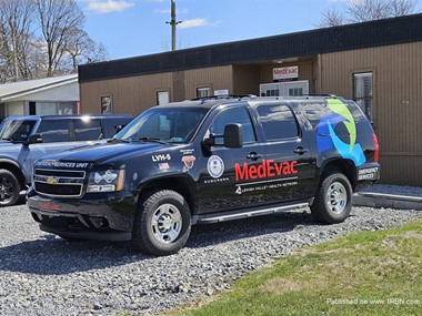 Unit LVH-5 MedEvac emergency response vehicle