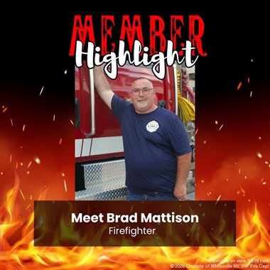 Whitesville Fire Department Highlights Brad Mattison
