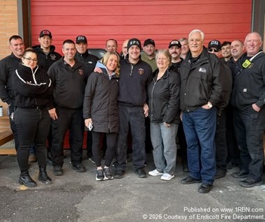 Endicott Firefighter Angelo Ranieri Retires After 20 Years