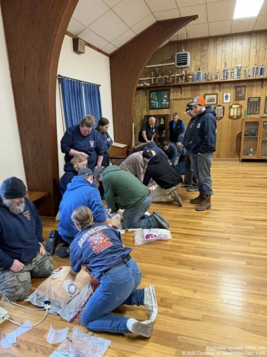 Bainbridge Fire / EMS Holds CPR and First Aid Refresher