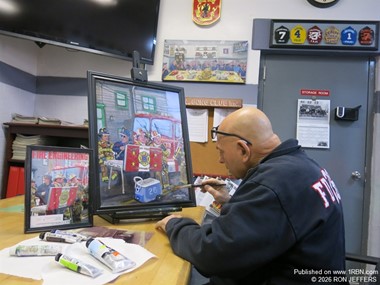 RETIRED FIRST RESPONDER-ARTIST FILLING UP THE WALLS OF BUFF CLUB