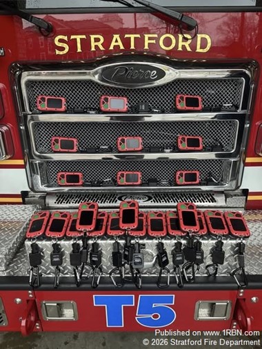 Stratford Fire Department Deploys Thermal Imaging Cameras to Enhance Firefighter Safety