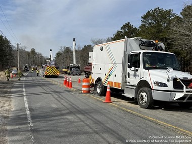 Gas Main Strike Forces Temporary Closure of Route 151 in Mashpee