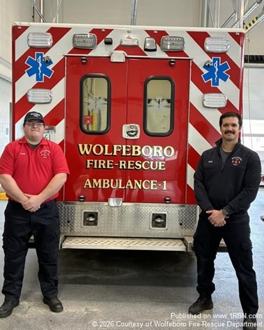 Wolfeboro Fire-Rescue Adds Two New Members