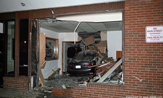 Car Vs. Building in Waltham