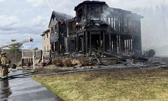 Agawam Firefighters Rescue Elderly Man from Fully Involved House Fire