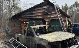 Mutual Aid Departments Respond to South Berwick Garage Fire