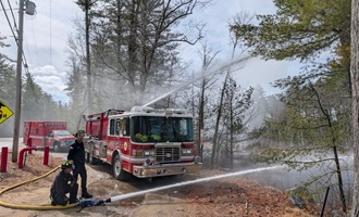 Engine 3 Training Focuses on High-Volume Water Streams