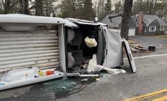 Single-Vehicle Rollover on Shippeetown Rd Results in One Extrication and Hospital Transport