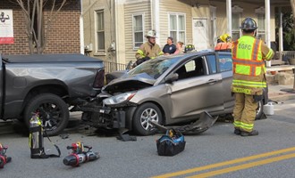 Accident With Injuries on Main St. in East Greenville