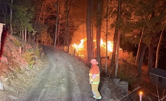Gill Fire Crews Battle Early Morning House Fire on Vassar Way