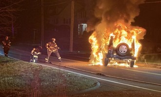 Fire Department Responds to Reported Vehicle Fire