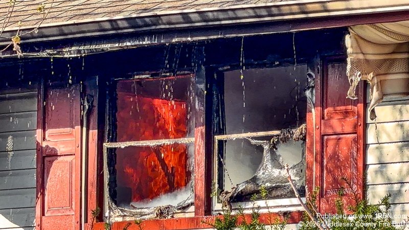 Crews Knock Down Heavy Fire on 2nd Floor of Piscataway Home