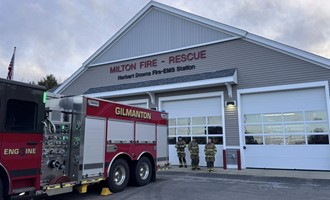 Gilmanton Firefighters Provide Critical Support During Wakefield’s Three-Alarm Blaze