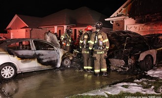 Working Vehicle Fire Spreads to Residence in Navarre