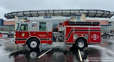 Barnstable Fire Department Receives New Engine 3