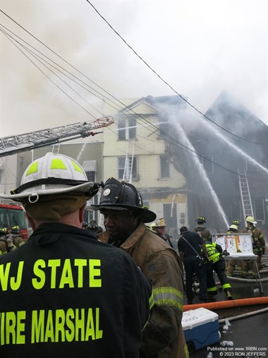 NJ State Fire Marshal Steve Dyl &  Hudson County Regional Arson Task Force Investigator Greg Allen