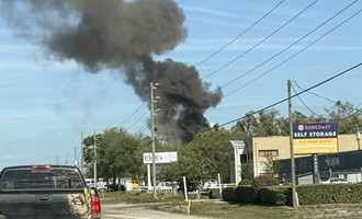 Pasco County Scrapyard Goes Up in Flames