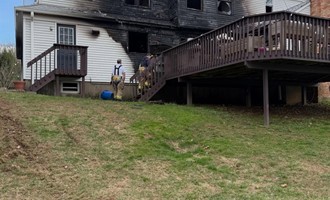 Mutual Aid Crews Support Interior Operations at Working Fire